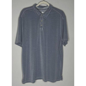 Tommy Bahama Short Sleeved Polo Shirt Blue/Gray XL